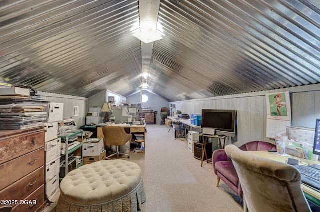 23841 Jaguar Rd, Oronogo, MO 64855 - office space featuring lofted ceiling and carpet