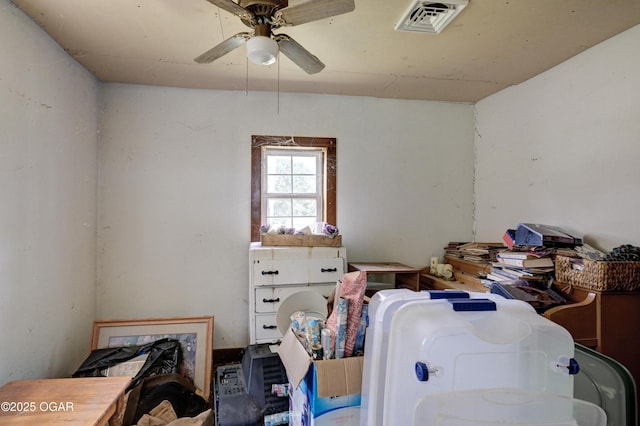 712 Joplin St, Sarcoxie, MO 64862 - bedroom with ceiling fan