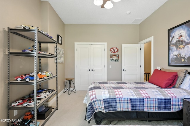 5738 Deer Park Ln, Joplin, MO 64804 - carpeted bedroom with a closet