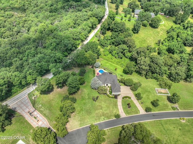 5738 Deer Park Ln, Joplin, MO 64804 - aerial overview of property's location with a forest