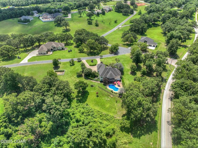 5738 Deer Park Ln, Joplin, MO 64804 - drone / aerial view of a pool