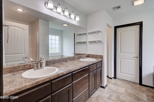 2036 S Ozark, Joplin, MO 64804 - full bath featuring double vanity and baseboards