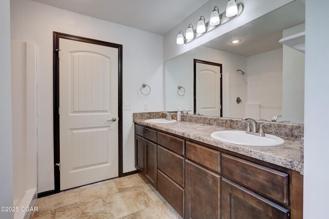 2036 S Ozark, Joplin, MO 64804 - full bath with double vanity and a shower