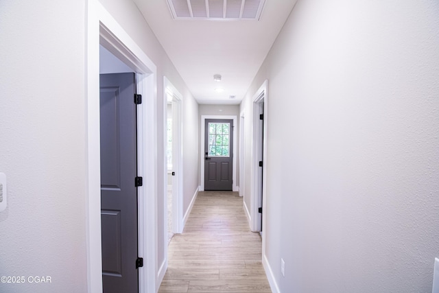 512 N Devon Ave, Webb City, MO 64870 - hall featuring baseboards and light wood-style flooring