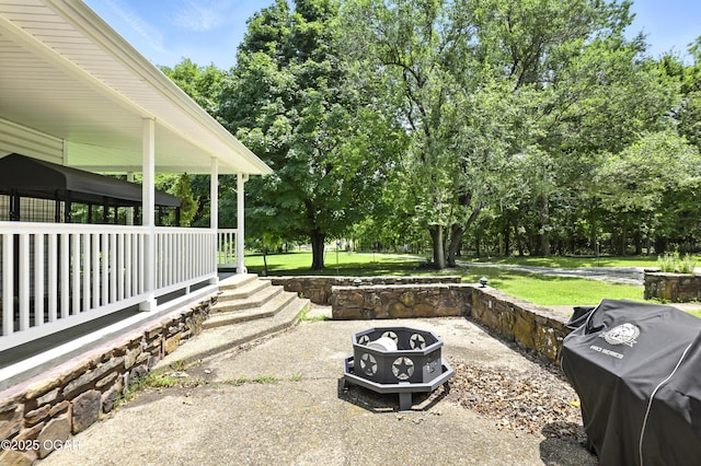 25327 Central Ave, Joplin, MO 64801 - view of patio with a grill