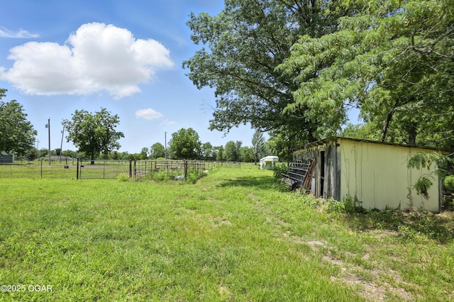 25327 Central Ave, Joplin, MO 64801 - view of yard featuring an outbuilding and a view of rural / pastoral area