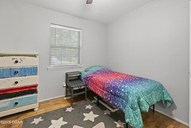 137 Lone Elm Dr, Carl Junction, MO 64834 - bedroom featuring wood finished floors and a ceiling fan