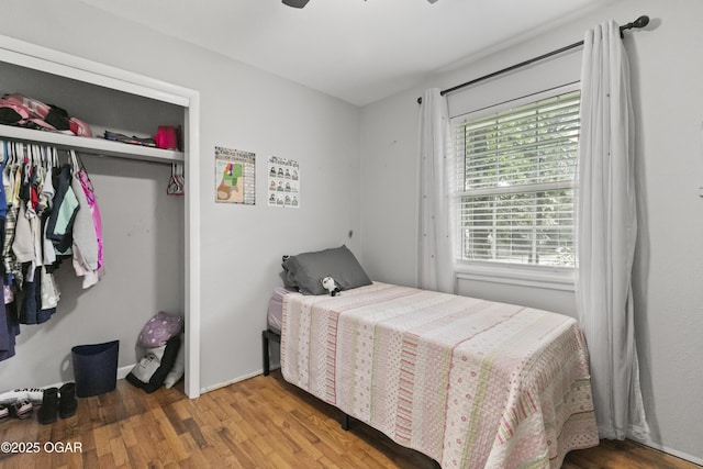 137 Lone Elm Dr, Carl Junction, MO 64834 - bedroom with wood finished floors and a closet