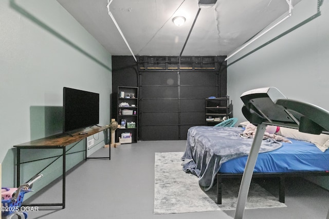 137 Lone Elm Dr, Carl Junction, MO 64834 - bedroom with a garage and concrete floors
