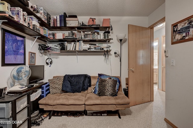 1501 Ryan Rd, Joplin, MO 64801 - living room featuring a textured ceiling