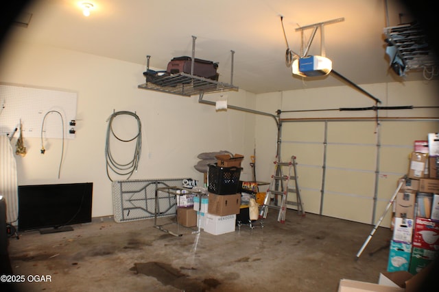 3009 S Monroe Ave, Joplin, MO 64804 - garage featuring a garage door opener and strapped water heater