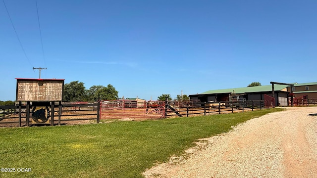4950 SE 118th St, Galena, KS 66739 - view of yard featuring an exterior structure and an outbuilding