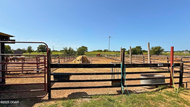 4950 SE 118th St, Galena, KS 66739 - view of yard featuring a view of rural / pastoral area and an exterior structure