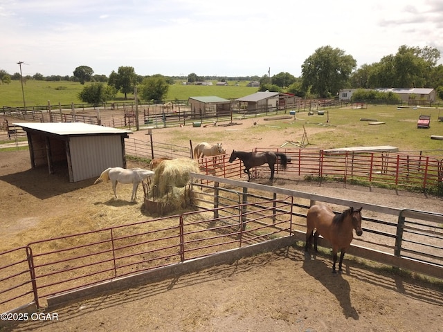 4950 SE 118th St, Galena, KS 66739 - horse barn featuring a view of rural / pastoral area