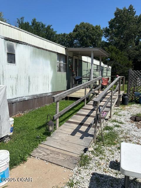 8305A Ivory Rd, Reeds, MO 64859 - view of manufactured / mobile home