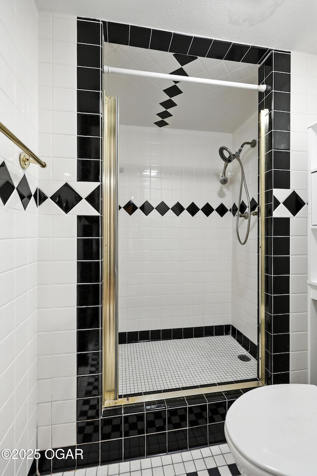 5623 Rivercrest Valley Dr, Joplin, MO 64804 - full bathroom with a stall shower and tile patterned flooring