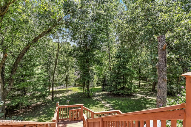 5623 Rivercrest Valley Dr, Joplin, MO 64804 - deck with a yard