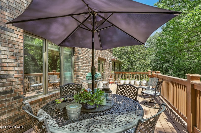5623 Rivercrest Valley Dr, Joplin, MO 64804 - deck with outdoor dining area, grilling area, and outdoor lounge area
