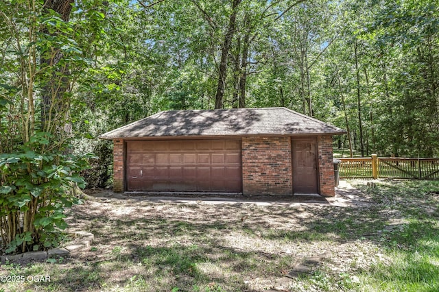 5623 Rivercrest Valley Dr, Joplin, MO 64804 - view of detached garage
