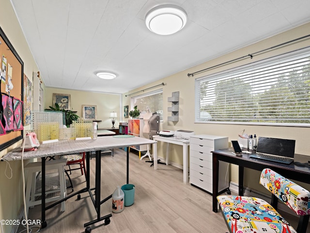 629 W Islington Pl, Joplin, MO 64801 - home office with light wood-style floors