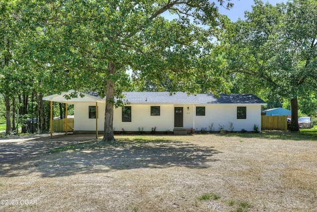 233 Timber Ln, Carl Junction, MO 64834 - single story home featuring gravel driveway and entry steps