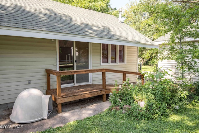 400 Broadway St, Lamar, MO 64759 - view of wooden deck