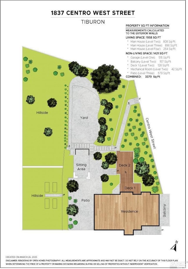 1837 Centro W St, Tiburon, CA 94920 - map