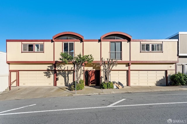5407 Diamond Heights Blvd Unit 1, San Francisco, CA 94131 - view of front facade with an attached garage and concrete driveway