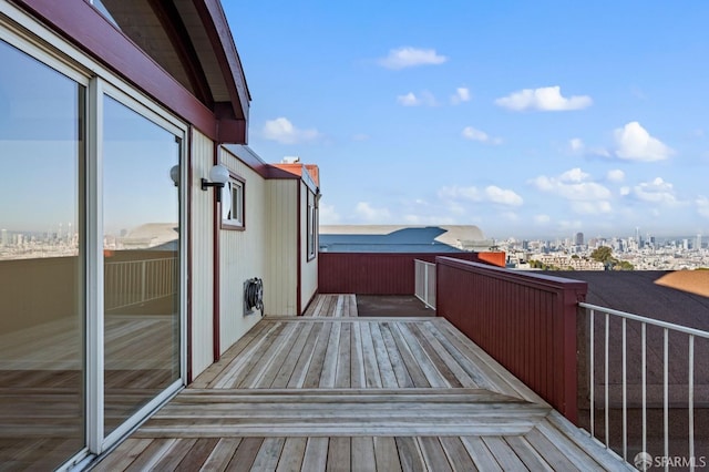 5407 Diamond Heights Blvd Unit 1, San Francisco, CA 94131 - deck with a view of city
