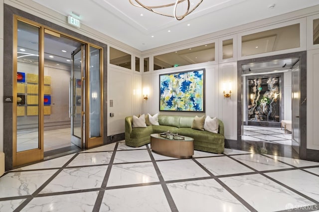 765 Market St Unit 28D, San Francisco, CA 94103 - common area with recessed lighting