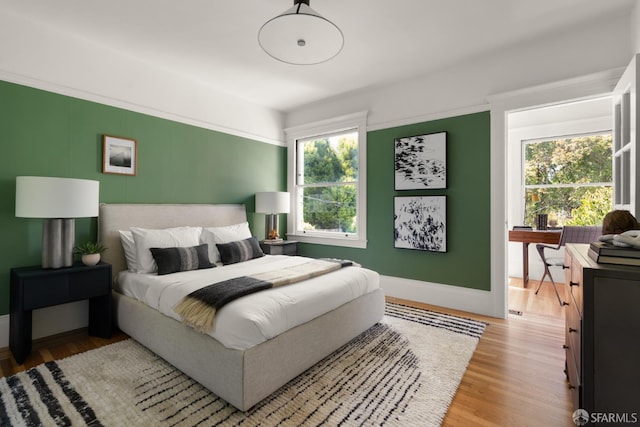 1828 Grove St, San Francisco, CA 94117 - bedroom featuring wood finished floors and baseboards