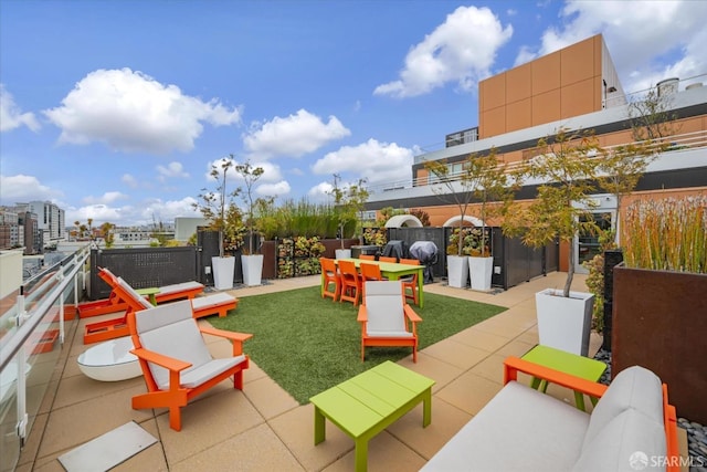 view of patio / terrace with outdoor dining space