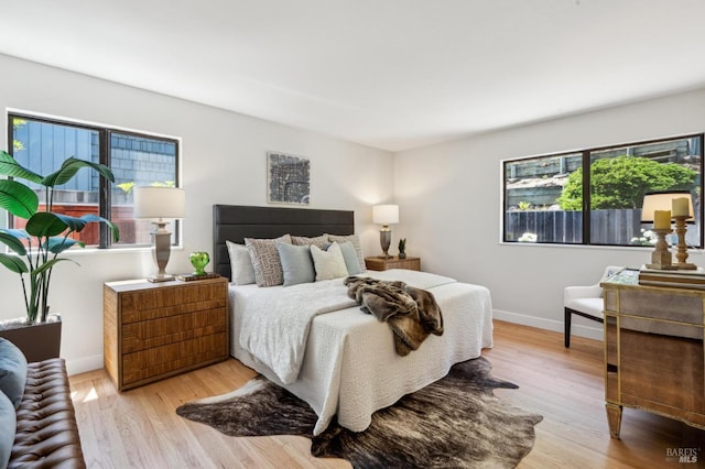 308 E Strawberry Dr, Mill Valley, CA 94941 - bedroom featuring baseboards and light wood finished floors