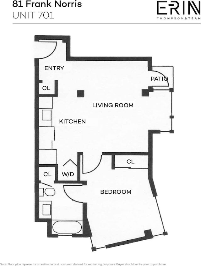81 Frank Norris St Unit 701, San Francisco, CA 94109 - view of room layout