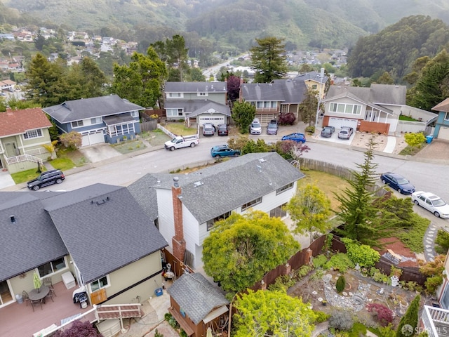 bird's eye view featuring a residential view
