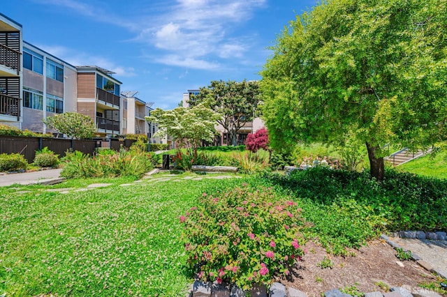 1455 Laguna St Unit 6, San Francisco, CA 94115 - view of green lawn featuring a residential view