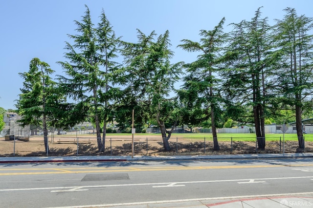 19652 Stanton Ave, Castro Valley, CA 94546 - view of asphalt road with curbs and sidewalks