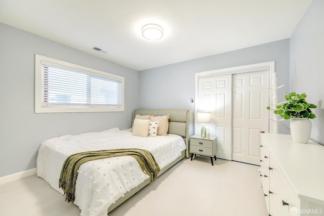 19652 Stanton Ave, Castro Valley, CA 94546 - bedroom with light carpet and a closet