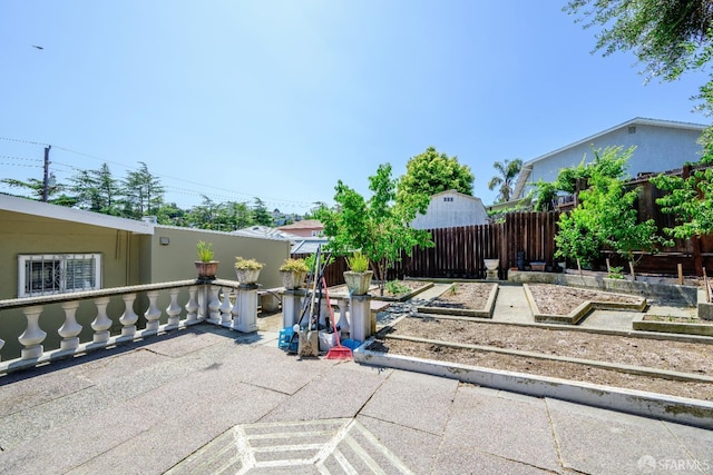 19652 Stanton Ave, Castro Valley, CA 94546 - view of patio featuring a garden