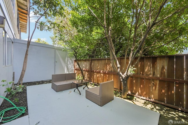 134 Albatross Ct, San Francisco, CA 94124 - fenced backyard featuring a patio area