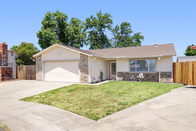8467 Country Greens Ct, Sacramento, CA 95828 - single story home featuring stucco siding, a garage, and concrete driveway