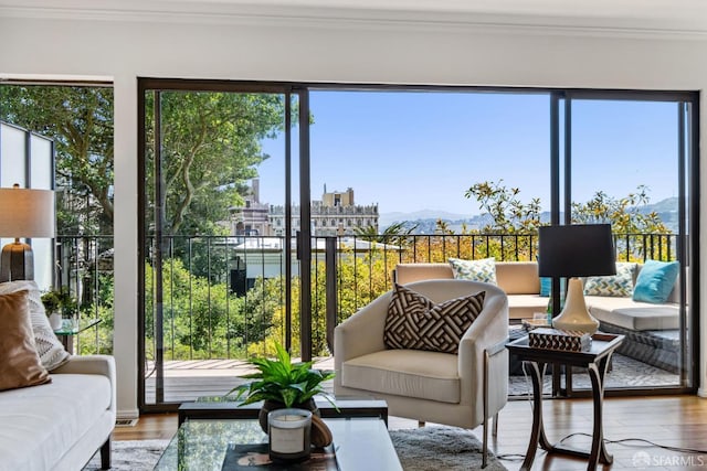 2171 Sacramento St Unit 4, San Francisco, CA 94109 - sunroom with a mountain view
