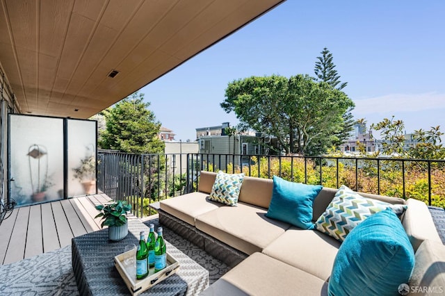 2171 Sacramento St Unit 4, San Francisco, CA 94109 - balcony featuring an outdoor living space