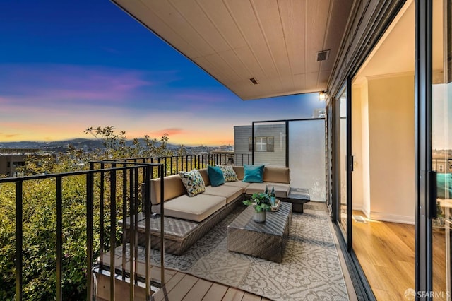 2171 Sacramento St Unit 4, San Francisco, CA 94109 - balcony featuring visible vents and outdoor lounge area