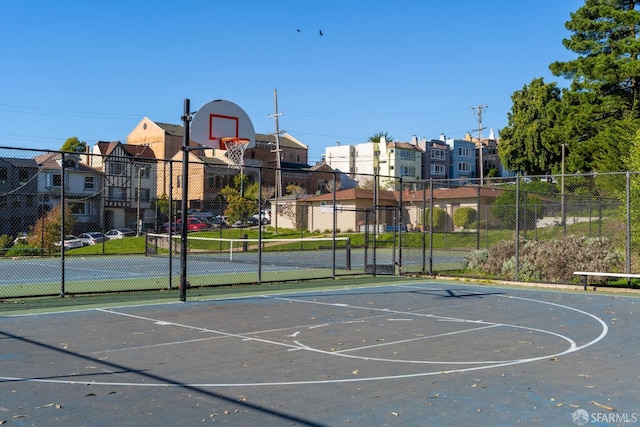 2277 33rd Ave, San Francisco, CA 94116 - view of sport court with community basketball court and a residential view
