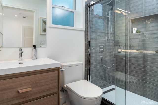 2277 33rd Ave, San Francisco, CA 94116 - full bath featuring vanity and a stall shower