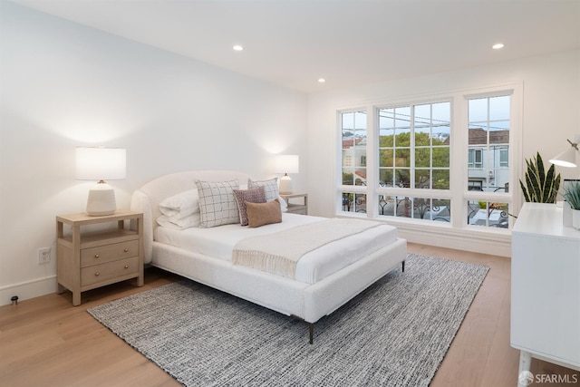 2277 33rd Ave, San Francisco, CA 94116 - bedroom with light wood-style floors and recessed lighting