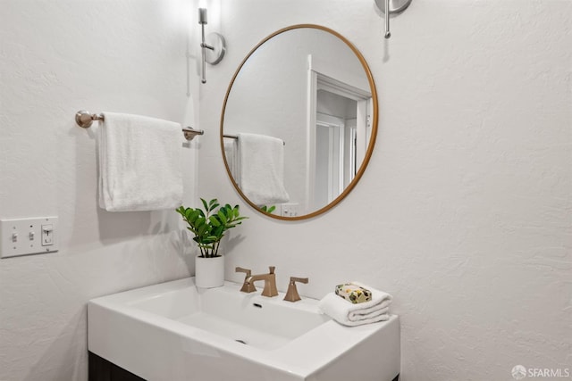 bathroom with a sink