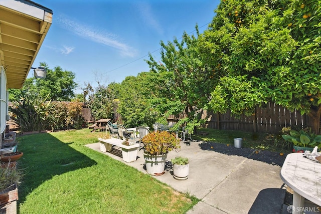 1146 Carlton Ave, Menlo Park, CA 94025 - view of yard featuring a patio area