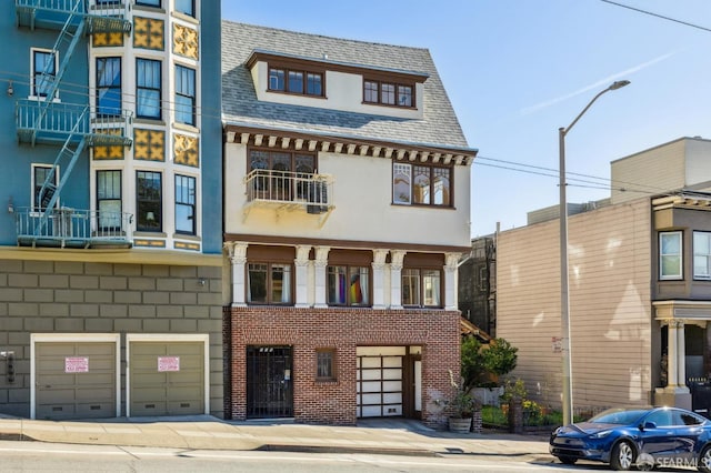 516 Stanyan St, San Francisco, CA 94117 - view of building exterior featuring an attached garage